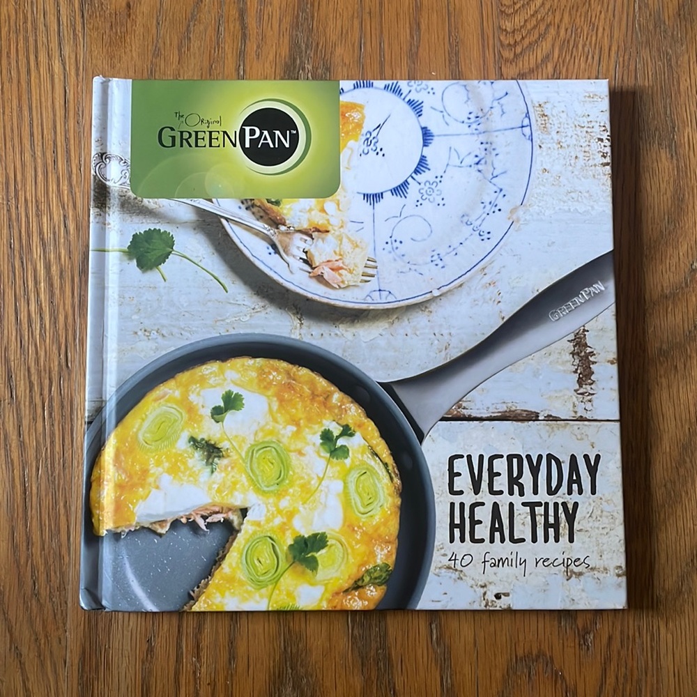 NWT Green Pan Healthy Comfort Food Recipe Book